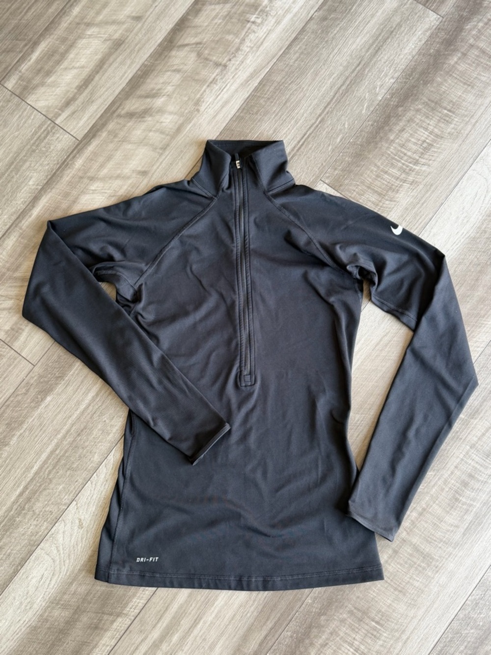 Nike Pro Hyperwarm Fleece Lined Half Zip Athletic Training Top Women’s Size S